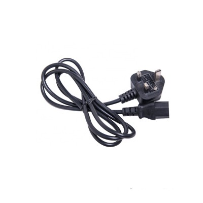 BS 1363 ASTA Saudi Arab power cord 3 prongs cable end cut open striped IEC 320 C13