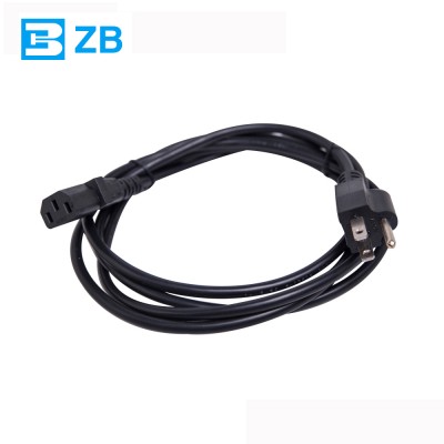 Factory Supplier Taiwan three cores electric power cable with connector C13 power plug