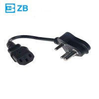 south africa hollow 3 plug pins industrial plug and electrical plug power cable